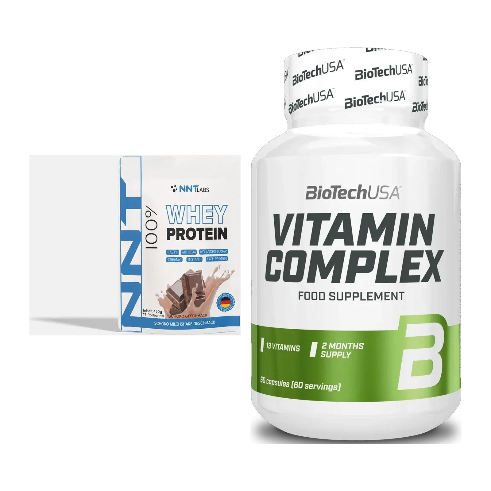 Basis-Set: NNT Whey + BioTech Vitamin Complex – alle enthaltenen Artikel