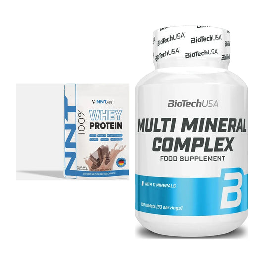 Basis-Set: NNT Whey + BioTech Multi Mineral Complex 100 – alle enthaltenen Artikel