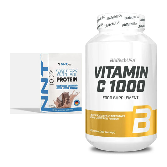 Basis-Set: NNT Whey + BioTech Vitamin C 1000 250 Tabl. – alle enthaltenen Artikel