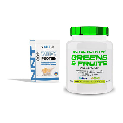 Basis-Set: NNT Whey + Scitec Greens & Fruits – alle enthaltenen Artikel