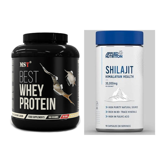 Basis-Set: MST Best Whey Protein + Applied Nutrition Shilajit – alle enthaltenen Artikel