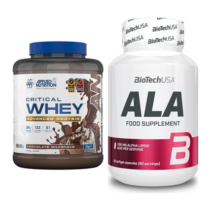 Basis-Set: Applied Nutrition Critical + BioTech ALA alpha lipoic – alle enthaltenen Artikel