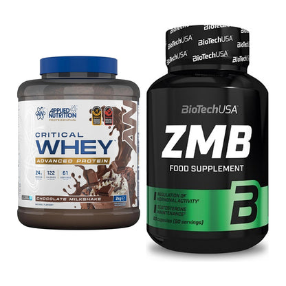 Basis-Set: Applied Nutrition Critical Whey + BioTech ZMB – alle enthaltenen Artikel