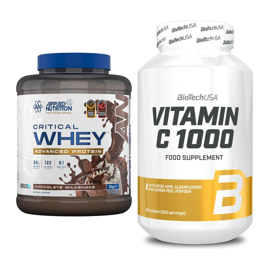 Basis-Set: Applied Nutrition Critical + BioTech Vitamin C 1000 250 – alle enthaltenen Artikel