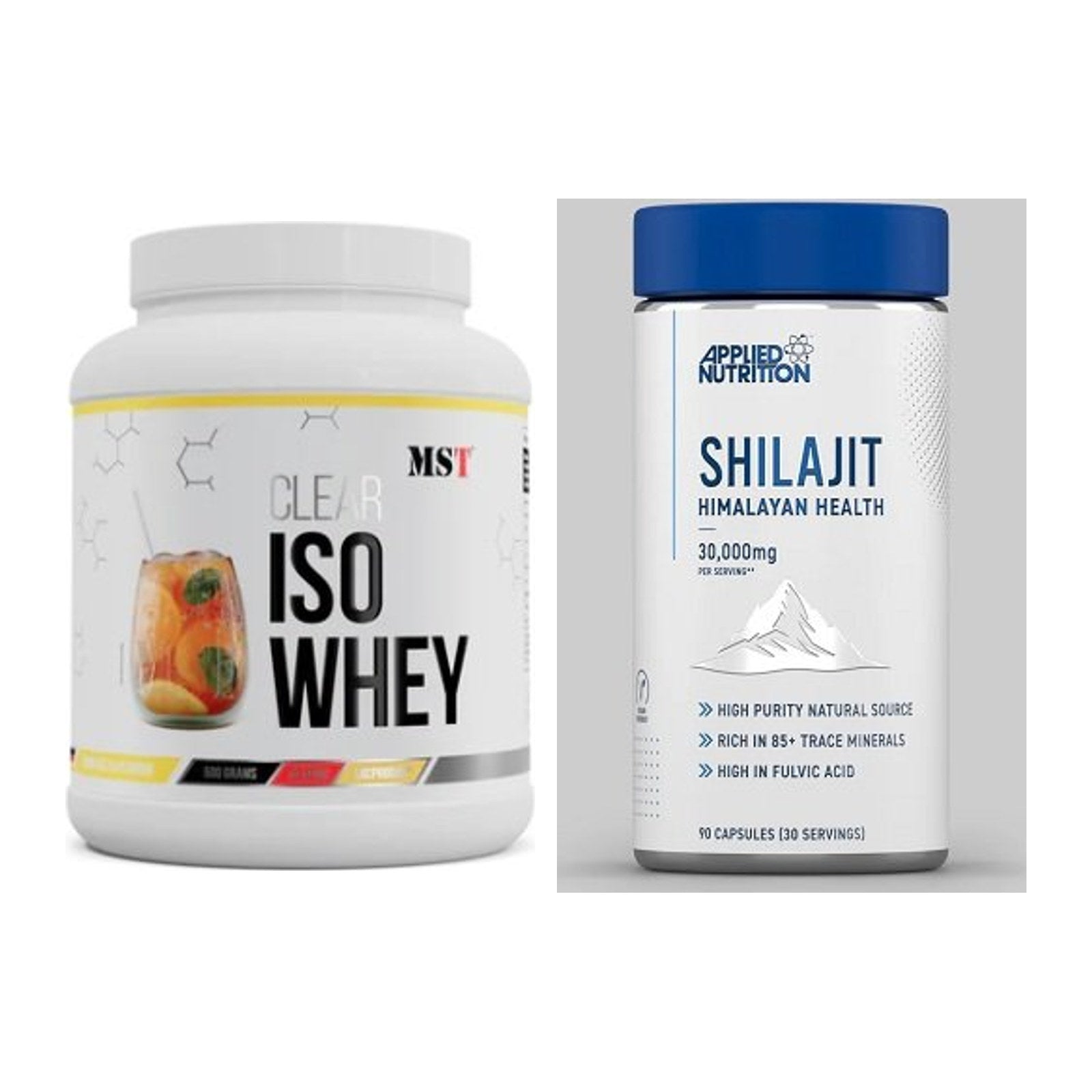 Basis-Set: MST Iso Clear + Applied Nutrition Shilajit – alle enthaltenen Artikel