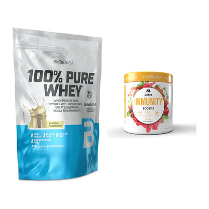 Basis-Set: BioTech 100% Pure Whey + FA Nutrition Wellnes Line Super – alle enthaltenen Artikel