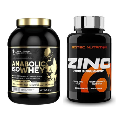Basis-Set: Kevin Levrone Anabolic Iso Whey + Scitec Zinc – alle enthaltenen Artikel