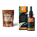 Basis-Set: Wispy Whey 100% + ProFuel Vitamin K2 (1800 Tropfen) – alle enthaltenen Artikel
