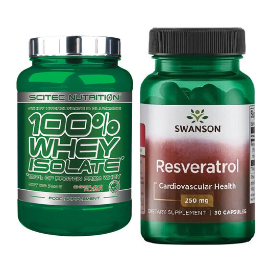 Basis-Set: Scitec Whey Isolate + Swanson Resveratrol – alle enthaltenen Artikel