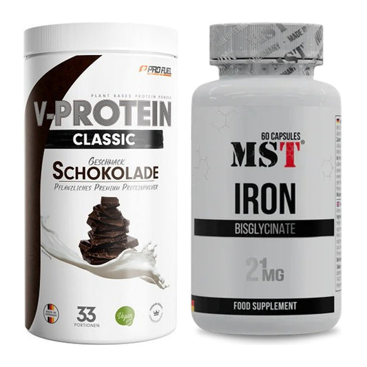 Basis-Set: ProFuel VEGAN PROTEIN + MST Iron Bisglycinate – alle enthaltenen Artikel