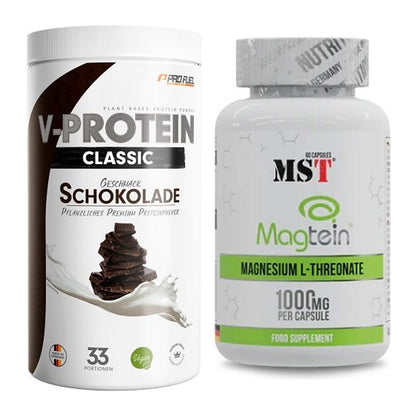 Basis-Set: ProFuel VEGAN PROTEIN + MST Magnesium L-Threonate Magtein – alle enthaltenen Artikel