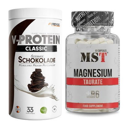 Basis-Set: ProFuel VEGAN PROTEIN + MST Magnesium Taurat – alle enthaltenen Artikel