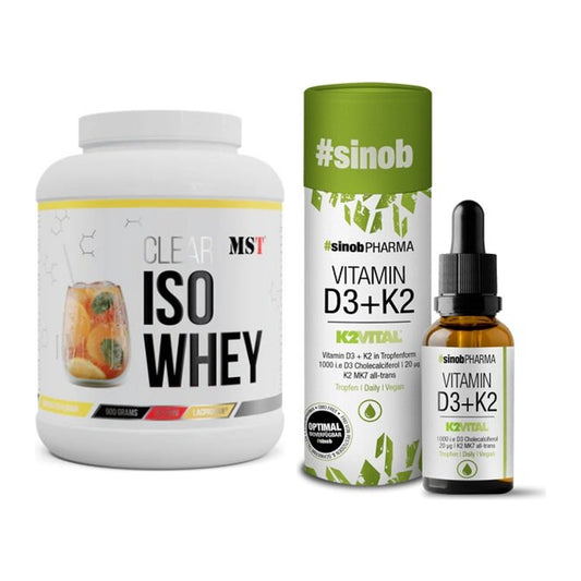 Basis-Set: MST Iso Clear + Sinob Vitamin D3 + K2 Tropfen – alle enthaltenen Artikel