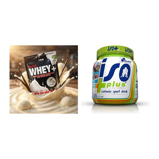 Basis-Set: Sinob Honest Whey+ + Olimp Iso Plus – alle enthaltenen Artikel