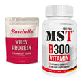 Basis-Set: Barebells Whey Protein + MST B300 B-Complex 100 Pills – alle enthaltenen Artikel