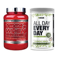 Basis-Set: Scitec 100% Whey + Sinob All Day Every Day 30 – alle enthaltenen Artikel