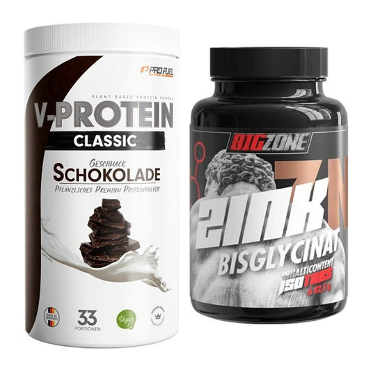 Basis-Set: ProFuel VEGAN PROTEIN + Big Zone Zink Bisglycinat – alle enthaltenen Artikel
