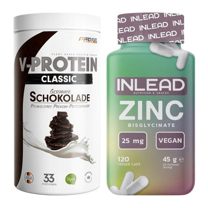 Basis-Set: ProFuel VEGAN PROTEIN + INLEAD Zink Bisglycinate – alle enthaltenen Artikel
