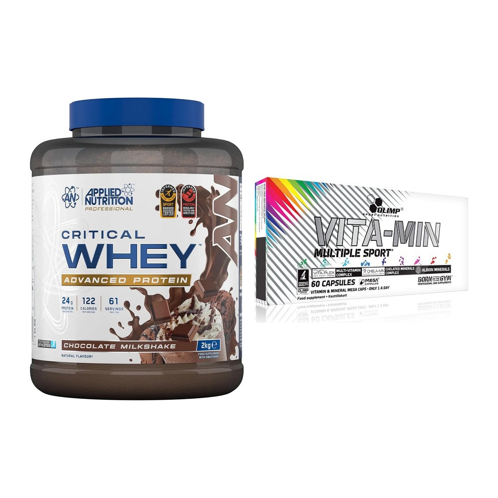 Basis-Set: Applied Nutrition Critical + Olimp Vita-Min Multiple – alle enthaltenen Artikel