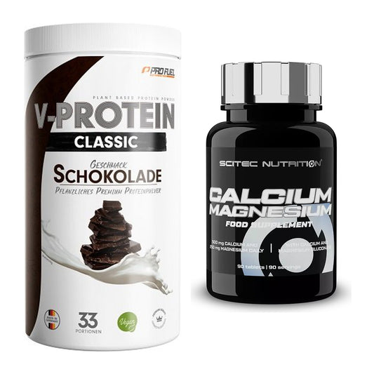 Basis-Set: ProFuel VEGAN PROTEIN + Scitec Calcium Magnesium – alle enthaltenen Artikel