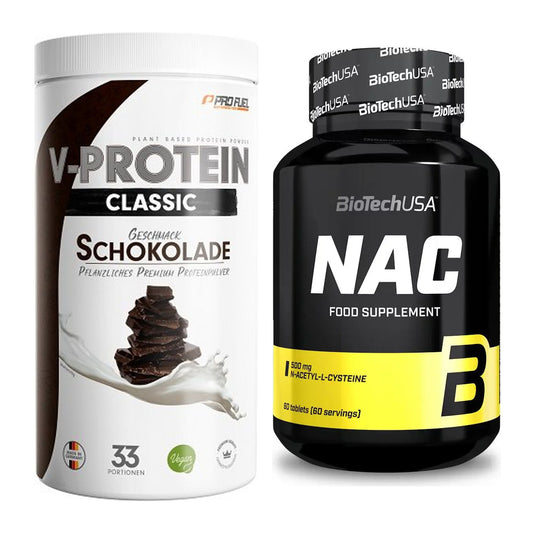 Basis-Set: ProFuel VEGAN PROTEIN + BioTech NAC – alle enthaltenen Artikel