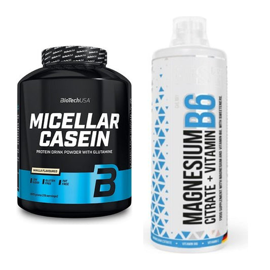 Basis-Set: BioTech Micellar Casein + MST Magnesium B6 – alle enthaltenen Artikel