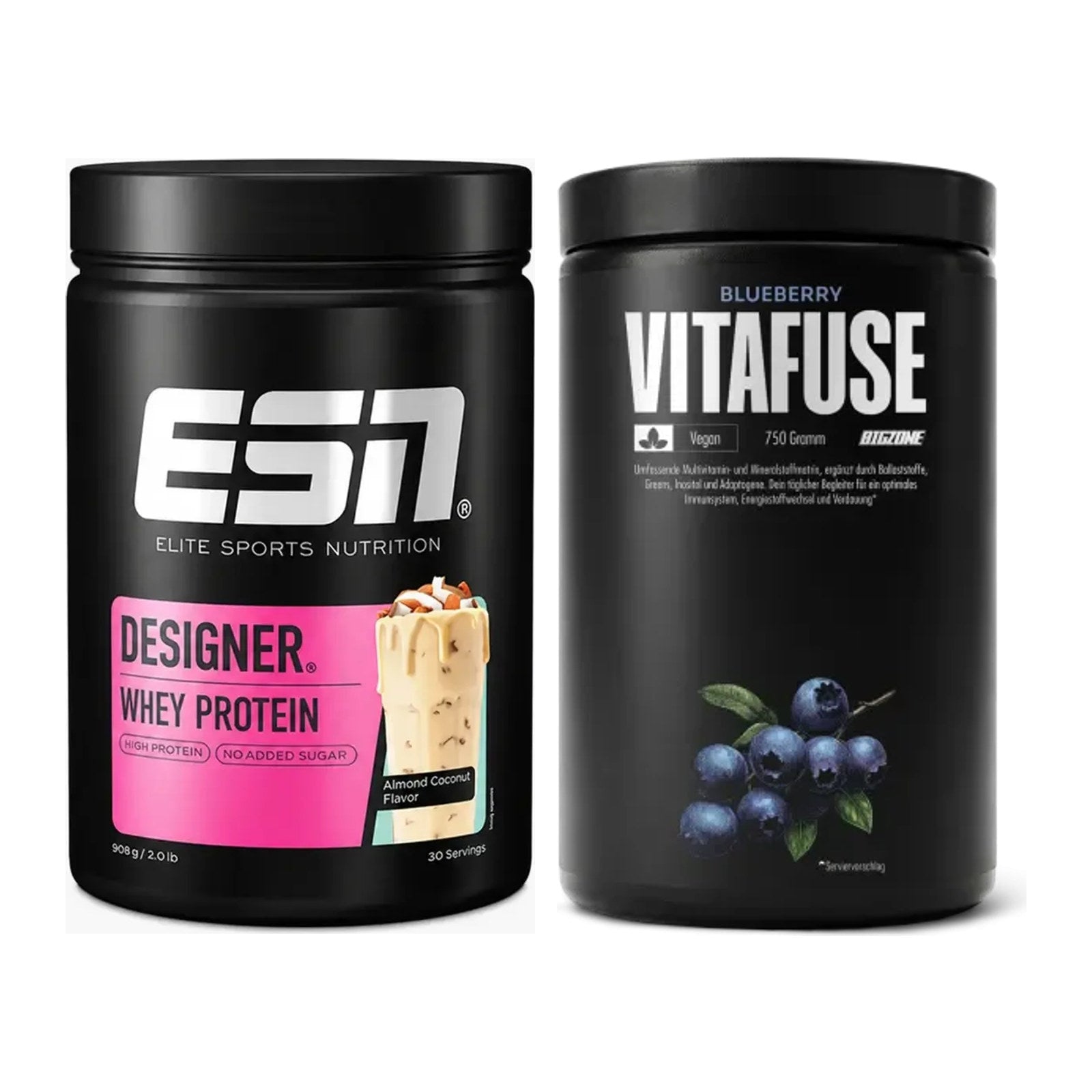 Basis-Set: ESN Designer Whey + Big Zone Vitafuse – alle enthaltenen Artikel