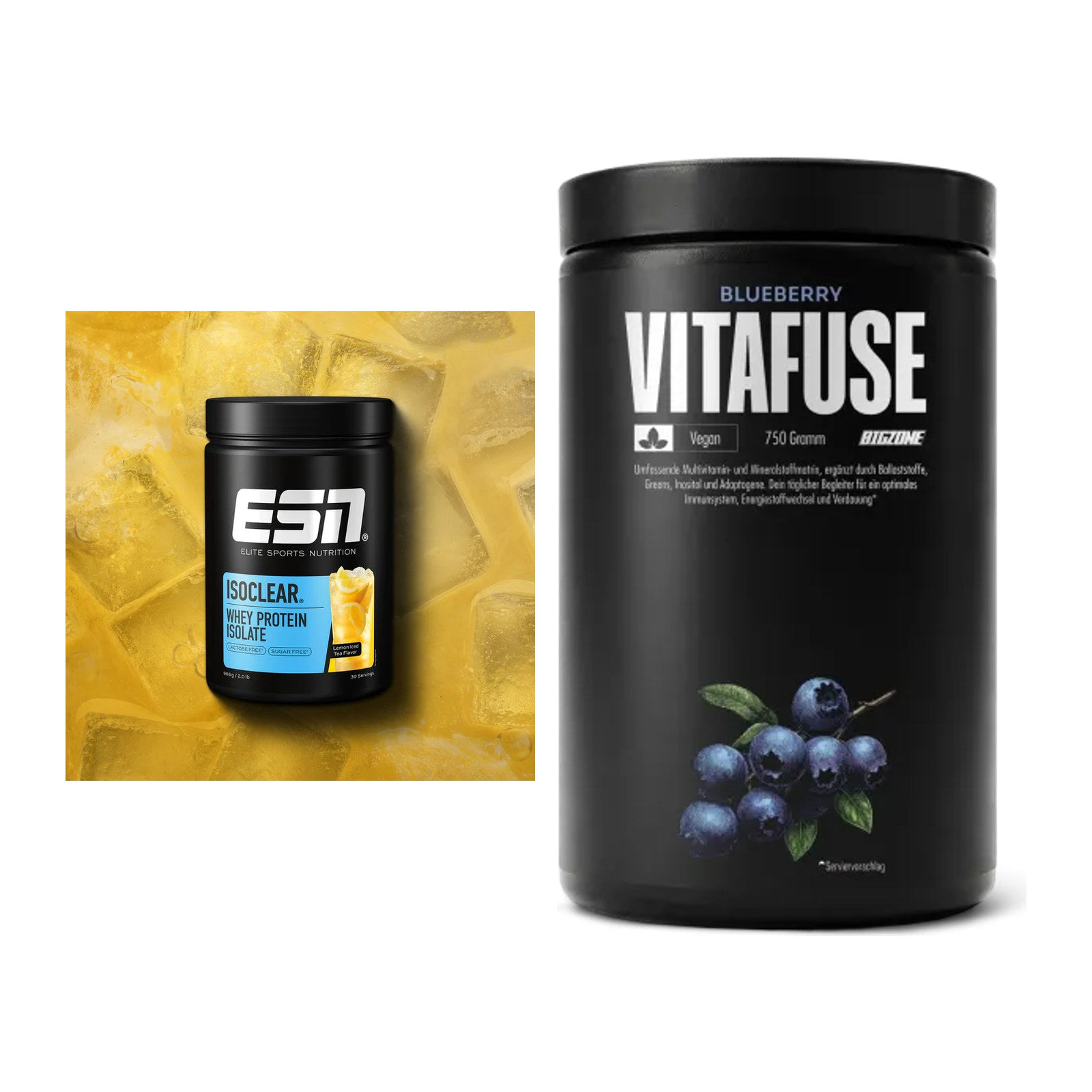 Basis-Set: ESN ISOCLEAR Whey Isolate + Big Zone Vitafuse – alle enthaltenen Artikel