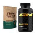 Basis-Set: BioTech Vegan Protein + GN Magnesium Citrate – alle enthaltenen Artikel