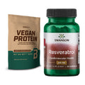 Basis-Set: BioTech Vegan Protein + Swanson Resveratrol – alle enthaltenen Artikel