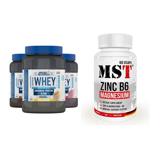 Basis-Set: Applied Nutrition Critical + MST Zinc + Magnesium + B6 60 – alle enthaltenen Artikel