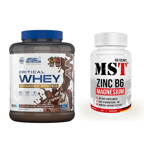 Basis-Set: Applied Nutrition Critical + MST Zinc + Magnesium + B6 60 – alle enthaltenen Artikel