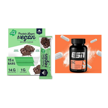 Basis-Set: Multipower Vegan Protein Layer Bar + ESN Zinc – alle enthaltenen Artikel