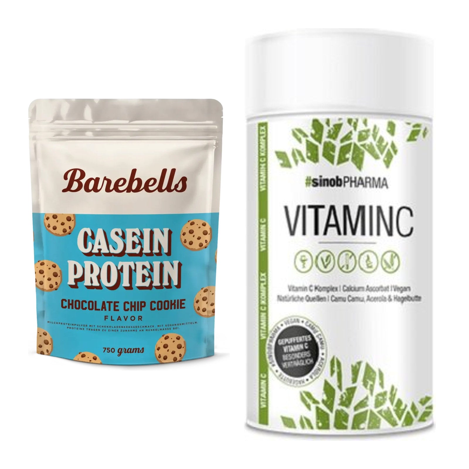 Basis-Set: Barebells Casein Protein + Sinob Vitamin C – alle enthaltenen Artikel