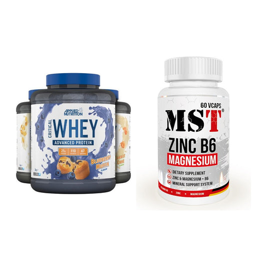 Basis-Set: Applied Nutrition Critical + MST Zinc + Magnesium + B6 60 – alle enthaltenen Artikel