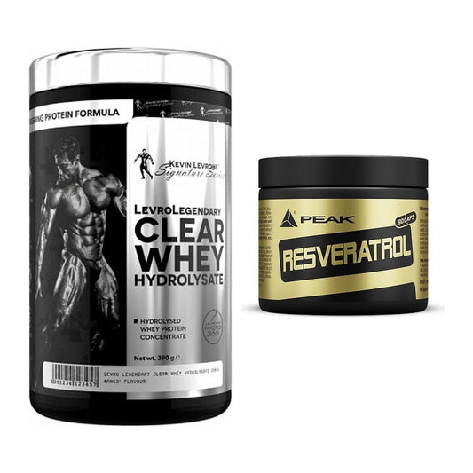 Basis-Set: Kevin Levrone Clear Whey + Peak Resveratrol – alle enthaltenen Artikel