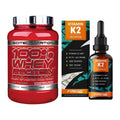 Basis-Set: Scitec 100% Whey + ProFuel Vitamin K2 (1800 – alle enthaltenen Artikel