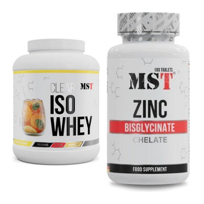 Basis-Set: MST Iso Clear + MST Zinc Chelate Bisglycinate – alle enthaltenen Artikel