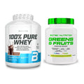 Basis-Set: BioTech 100% Pure Whey + Scitec Greens & Fruits – alle enthaltenen Artikel