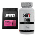 Basis-Set: ESN Designer Whey + MST Iron Bisglycinate – alle enthaltenen Artikel