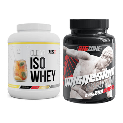 Basis-Set: MST Iso Clear + Big Zone Magnesium Bisglycinat – alle enthaltenen Artikel
