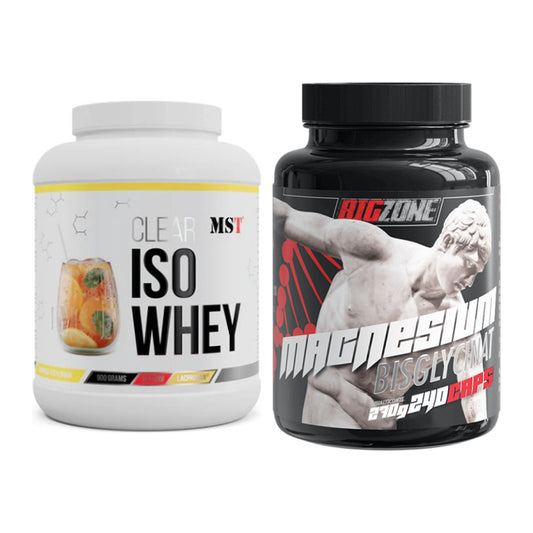 Basis-Set: MST Iso Clear + Big Zone Magnesium Bisglycinat – alle enthaltenen Artikel