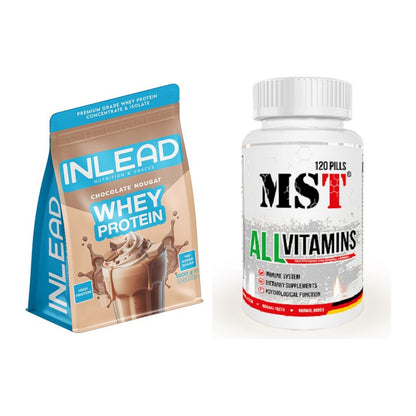 Basis-Set: INLEAD Whey Protein + MST All Vitamins 120 Tabl. – alle enthaltenen Artikel