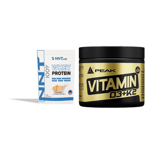 Basis-Set: NNT Whey + Peak Vitamin D3+K2 120 Tabl. – alle enthaltenen Artikel