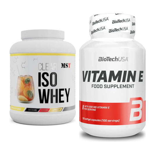 Basis-Set: MST Iso Clear + BioTech Vitamin E 100 Softgelcaps – alle enthaltenen Artikel