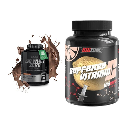 Basis-Set: BioTech Iso Whey Zero Black + Big Zone Buffered Vitamin C – alle enthaltenen Artikel