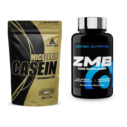 Basis-Set: Peak Micellar Casein + Scitec ZMB – alle enthaltenen Artikel