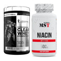 Basis-Set: Kevin Levrone Clear Whey + MST Niacin – alle enthaltenen Artikel