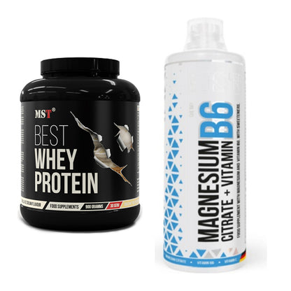 Basis-Set: MST Best Whey Protein + MST Magnesium B6 – alle enthaltenen Artikel