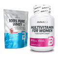 Basis-Set: BioTech 100% Pure Whey + BioTech Multivitamin für Frau 60 – alle enthaltenen Artikel